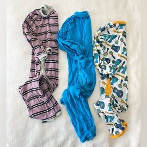 Kickee Pants 9-12m Footless Playsuit Bundle